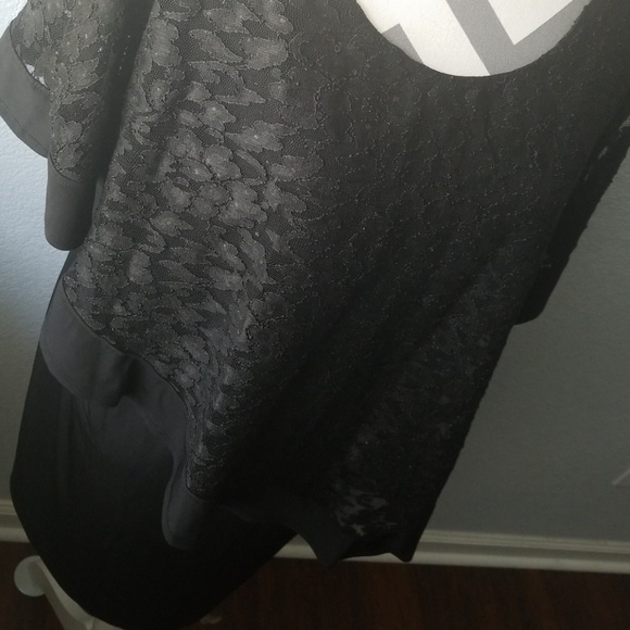 Black asymmetrical top cocktail dress - Picture 7 of 7